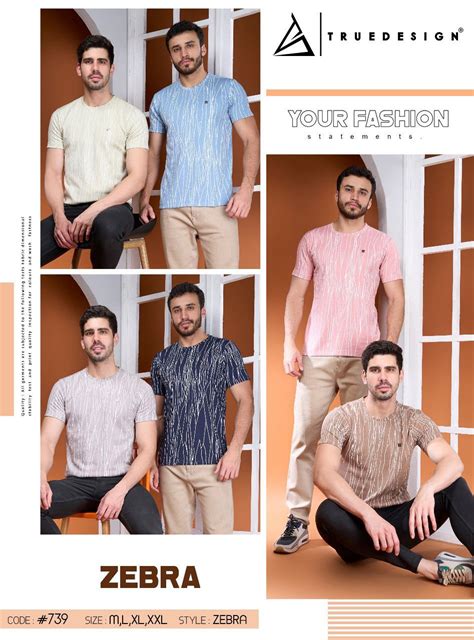739 Truedesign Jacquard Mens Tshirts – Kavya Style Plus