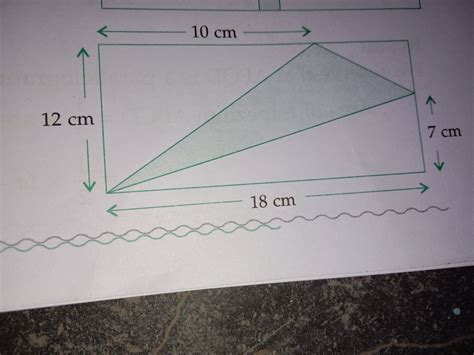 in adjoining figure ABCD is a rectangle. find the area of the shaded ...
