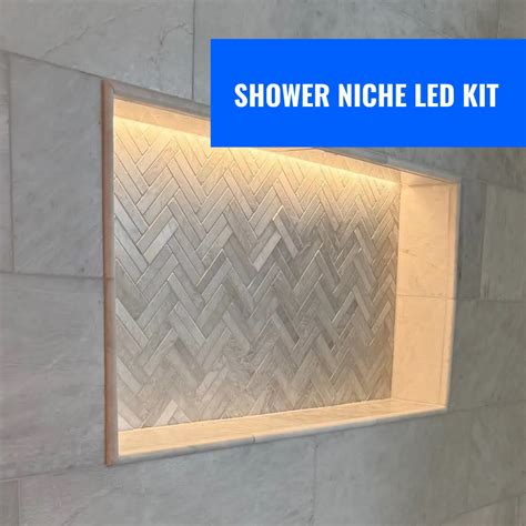 Shower Niche LED Light Kit - 24v IP68 Waterproof Up to 6.5Ft