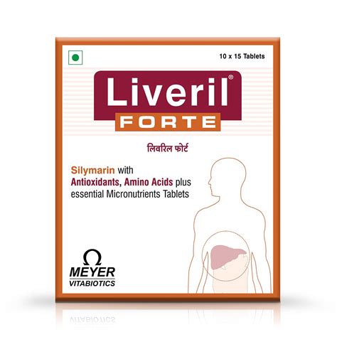 Buy Liveril Forte With Silymarin Extract, Amino Acids And Vitamins That ...