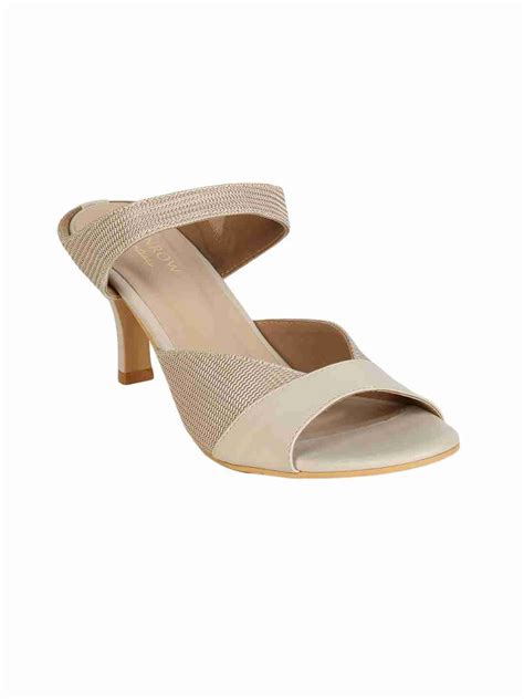 Cream Open-Toe Simona Kitten Heels For Women – Monrow Shoes