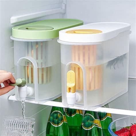 ZROBM Drink Dispenser, Drink Dispenser for Fridge, Drink Dispenser with ...