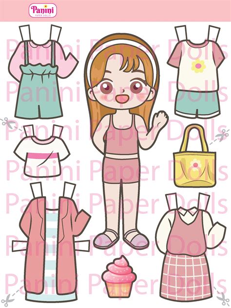 You can avail the whole set of paper doll by clicking on the Etsy link ...