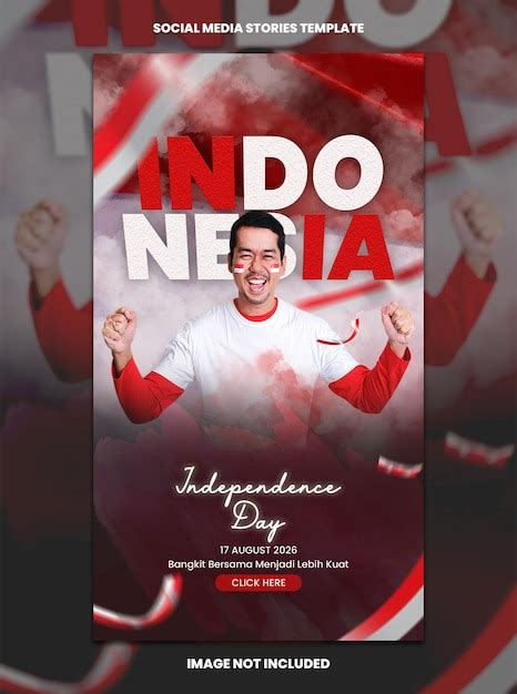 Indonesia Independence Day Poster Templat Social Media Story Design ...
