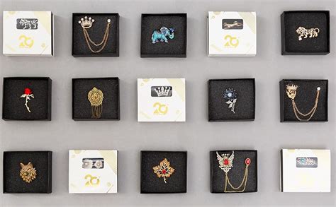 To The Nines Metal Floral Lapel Pin/Brooch for Men and Women : Amazon ...