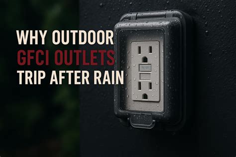 Why Outdoor GFCI Outlets Trip After Rain | Draper Electric
