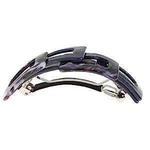 Buy Phenovo Leopard Print Large French Barrette Ponytail Holder Hair ...