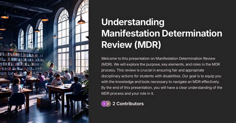 Understanding Manifestation Determination Review (MDR)