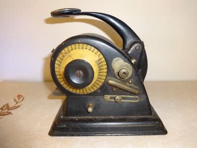 Image result for Antique Check Embossing Machine