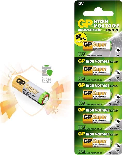 Trendy Store 23A Pack of 5 Pieces 12V Alkaline Battery High Voltage ...