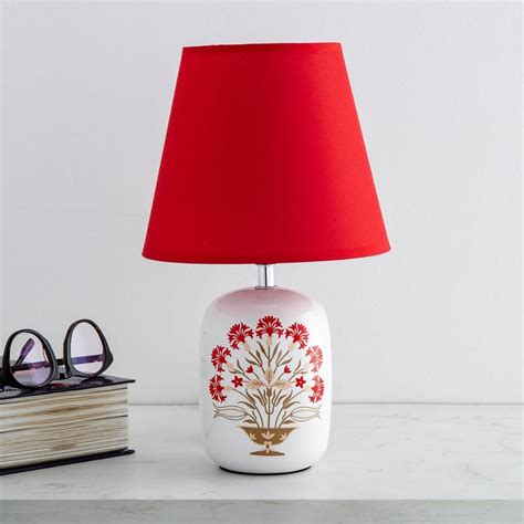 Buy Beam Riley Floral Print Lamp from Home Centre at just INR 899.0