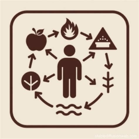 Simplified Pictogram for Chinese Dietetic App | Stable Diffusion Online