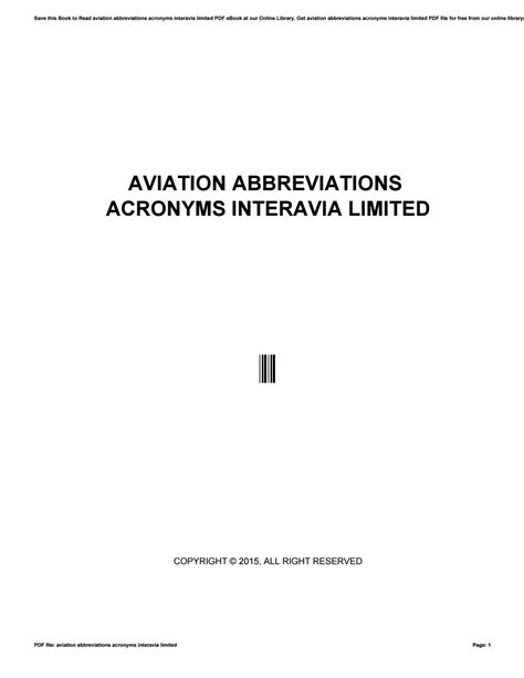 Aviation Acronyms Cheat Sheet at Janice Thrash blog