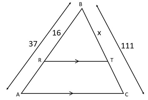 In ∆ABC, point R is between points A and B, point T is between points B ...