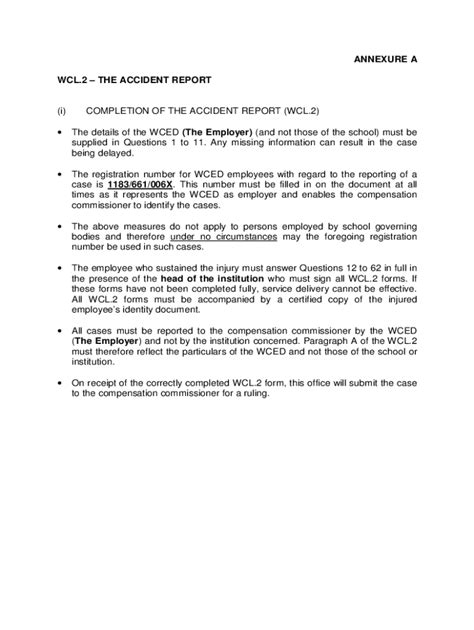 Fillable Online Wcl2 Form - Fill Online, Printable, Fillable, Blank Fax ...