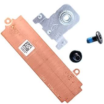 Deal4GO Slot 2/Slot 1 M.2 2280 SSD Heatsink 26X1Y w/Support Bracket ...