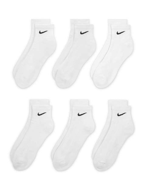 LOT DE 6 CHAUSSETTESS EVERYDAY PLUS CUSHIONED | White nike socks, White ...