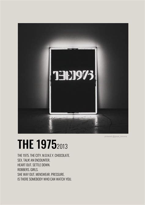 album poster the 1975 | The 1975 album cover, The 1975 poster, The 1975 ...