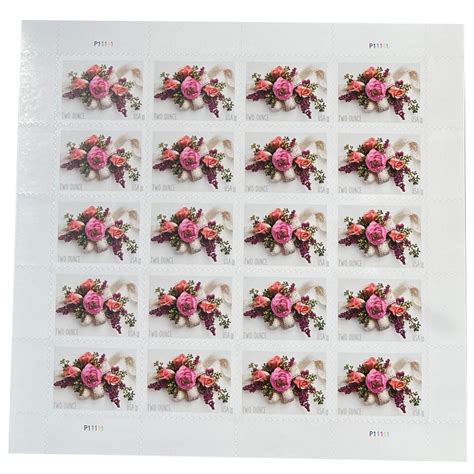 USPS Garden Corsage 2-ounce Forever Postage Stamps for Wedding ...