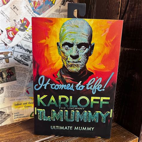 ユニバーサルモンスター/ ミイラ再生 The Mummy: イムホテップ 7インチ アクションフィギュア ブラック＆ホワイト ver | Toys-A