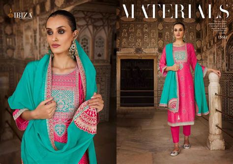 Ibiza Rubani A Bandhani Edit Designer Salwar Suits Collection