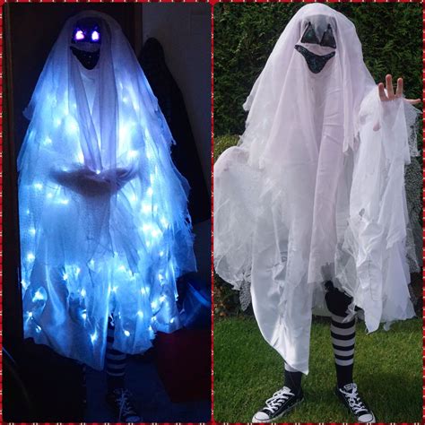 DIY Light Up Ghost Costume - YouTube | Light up halloween costumes ...