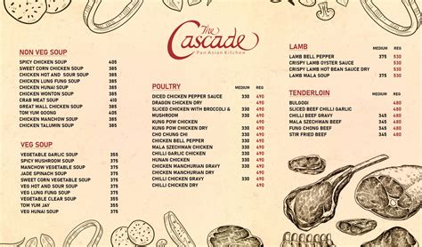 Menu - Cascade Restaurant