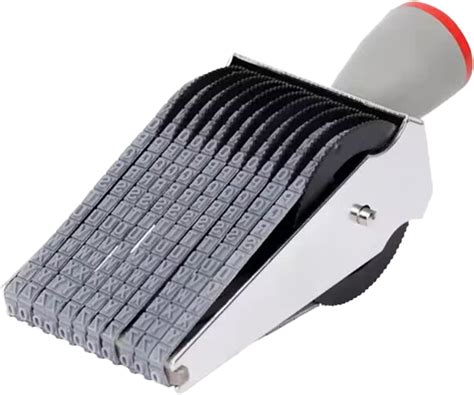 Amazon.com: Rolling Wheel Stamp - 8 9 10 11 12 13 Digits Changeable ...