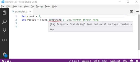 Program for Showing the Type Inference in TypeScript 的图像结果