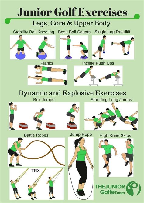 Golf Core Exercises 的图像结果