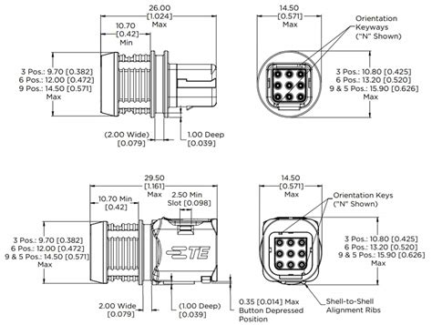 369 Shielded Rectangular Connectors - TE | Mouser