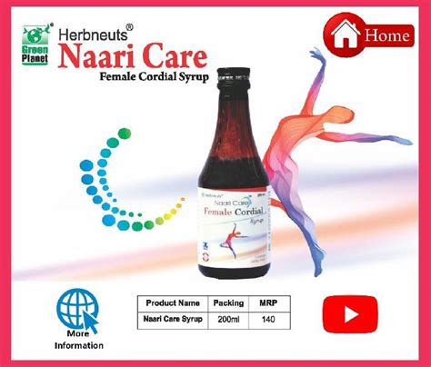 Wholesale Naari Care Female Cordial Syrup Supplier from Palghar India