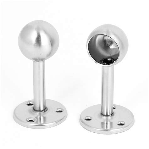 PRAV® 25mm Dia Wardrobe Wall Mount Stainless Steel Clothes Lever ...