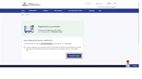 Register for e-Filing (Tax Deductor and Collector) User Manual | Income ...