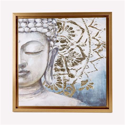 Buy Artistry Enclave Canvas Buddha Picture Frame - 50x50cm from Home ...