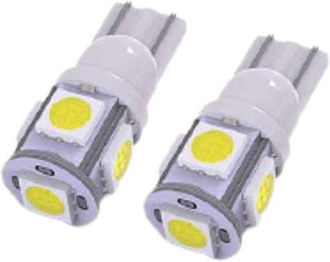 Sulfar T10-5050 Universal T10 W5W LED Parking Light 5 SMD Super Bright ...