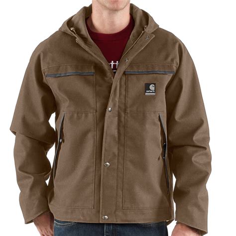 Carhartt Ketchikan Canvas Jacket - Waterproof (For Men) in Canyon Brown