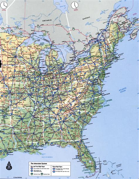 Us Maps With Cities And Highways