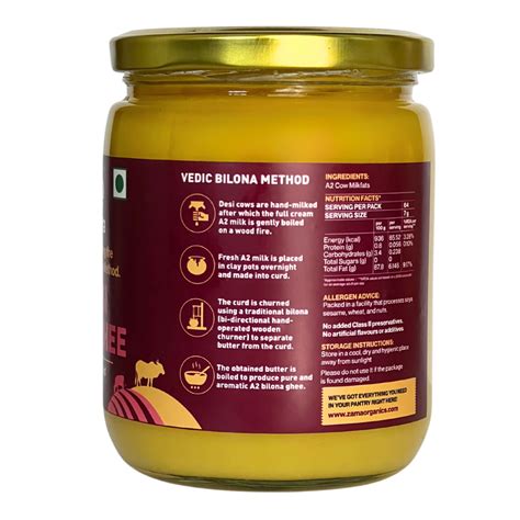 Buy A2 Ghee Online | Bilona Ghee | Zama Organics