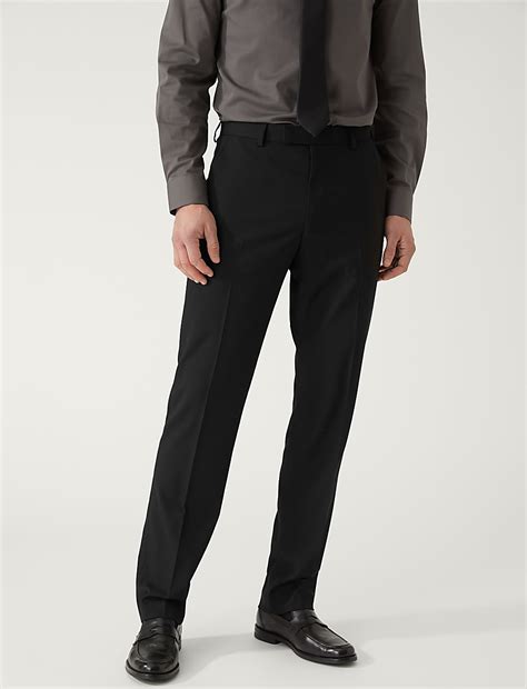 Buy Regular Fit Suit Trousers at Marks & Spencer