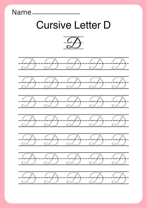 Capital Letters Cursive Writing Worksheets A to Z With PDF