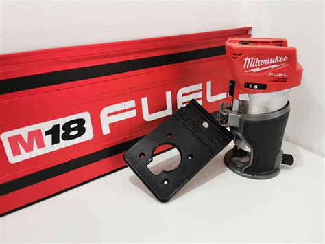 Milwaukee M18 Router Using Template Guide 的图像结果