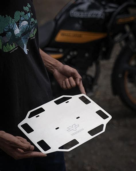 Aluminium Rear Rack for RE Himalayan 450 | Luggage Support – ViaTerra Gear