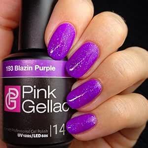 Buy Pink Gellac #193 Blazin Purple UV / LED Gel Polish (15ml / 0.5 fl ...