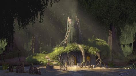 Download Shrek's Swamp House Wallpaper | Wallpapers.com