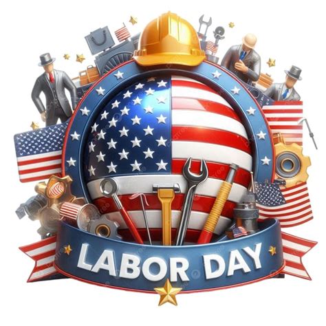 Us Labour Day Clip Art With Some Labor Tools, Labor Day 2025 ...