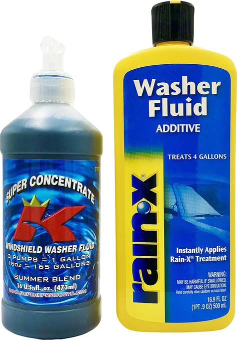 Amazon.com: B53 Windshield Washer Fluid Super Concentrate with RainX ...