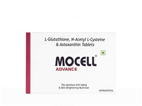 Buy Mocell Advance Anti-Aging & Skin Brightening Nutraceutical Tablet ...