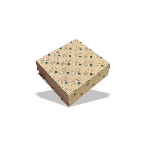 Golden Blush Magnetic Pattern : Rigid Hamper Box (6x6x2 inch ...