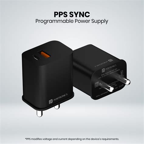 Buy Portronics Adapto 20B| 20W Fast Charger With Dual Ports